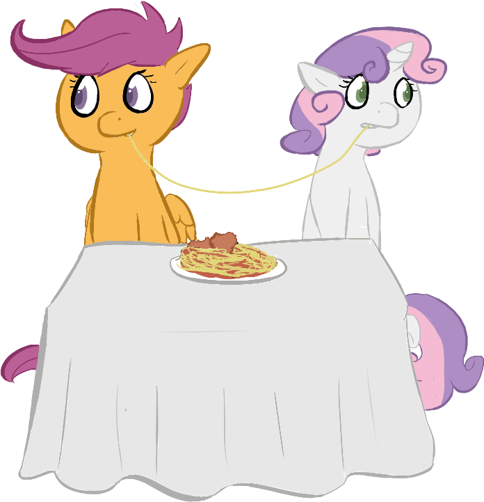 Tempusfidgets, Lady And The Tramp, Lesbian, Safe, Scootabelle, - Deviantart (752x782), Png Download