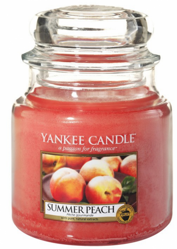 Yankee Candle Classic Large Jar Summer Peach Candle - Yankee Candle (800x800), Png Download
