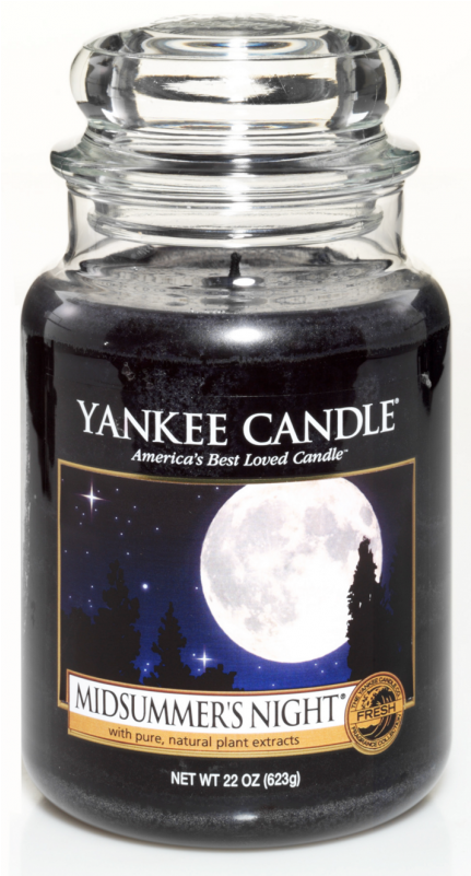 Yankee Candle Classic Large Jar Midsummer's Night Candle - Yankee Candle Large Jar - Midsummer's Night (800x800), Png Download