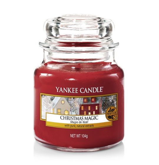 Yankee Candle Christmas Magic Large Jar (539x761), Png Download