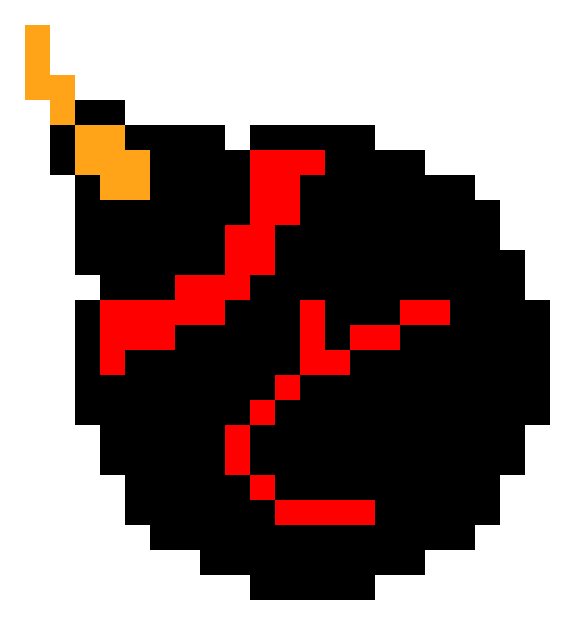 Smoke Bomb - Japan Flag 8 Bit (575x625), Png Download