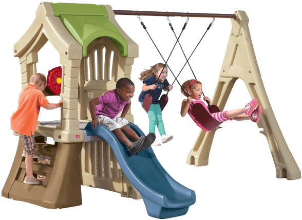 Step2 Play Up Gym Set - Off White (650x650), Png Download