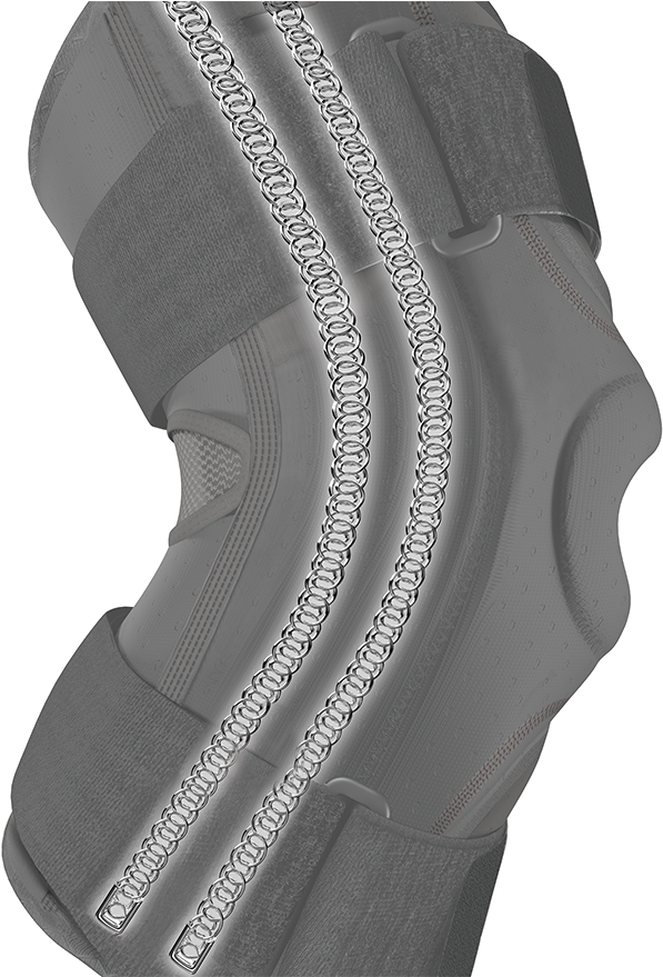 870 - Shock Doctor Knee Stabilizer With Flexible Support (1000x1000), Png Download