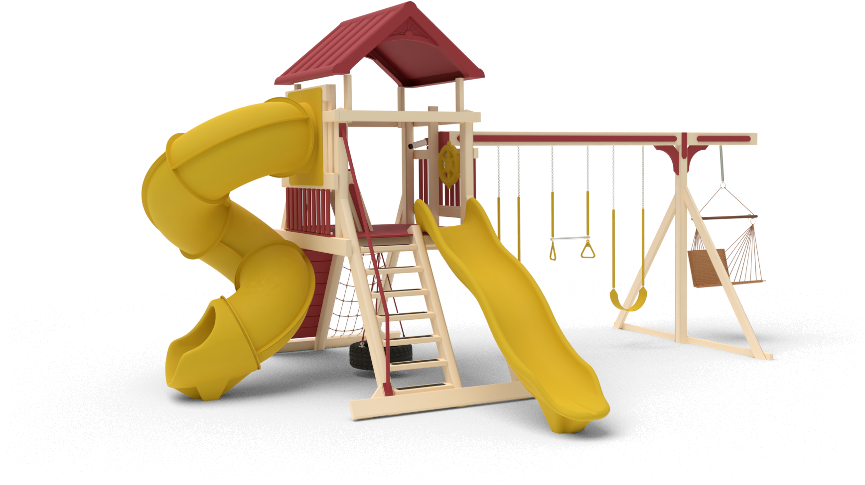 swing set no slide