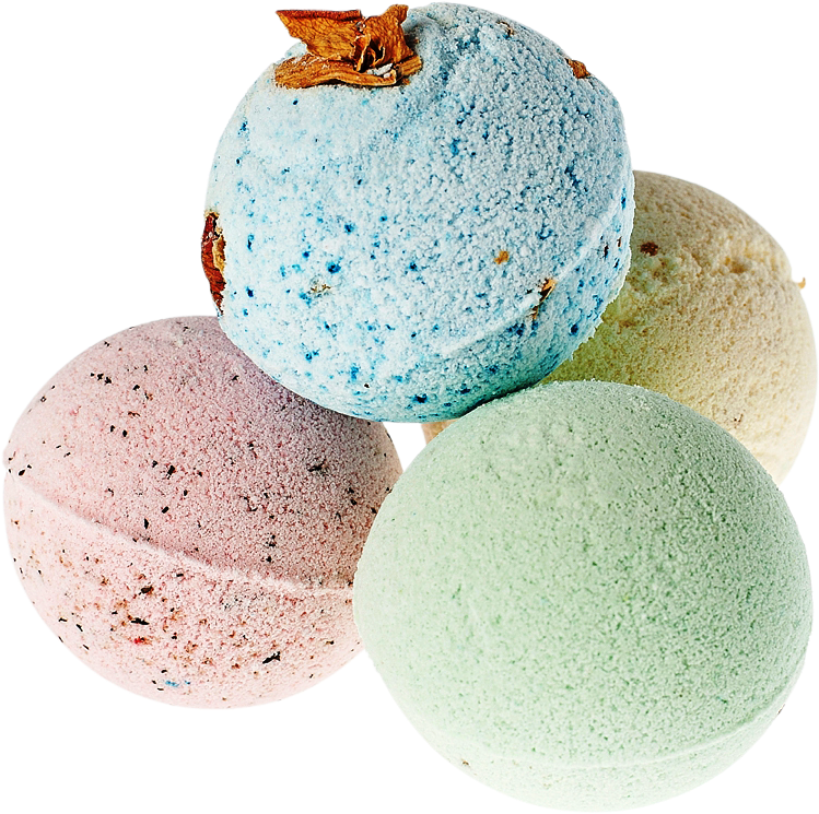 Bath Fizz Bombs - Muskmelon (960x973), Png Download
