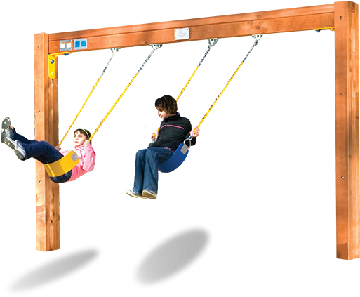 Alternative Views - - Commercial Swing Set (892x447), Png Download