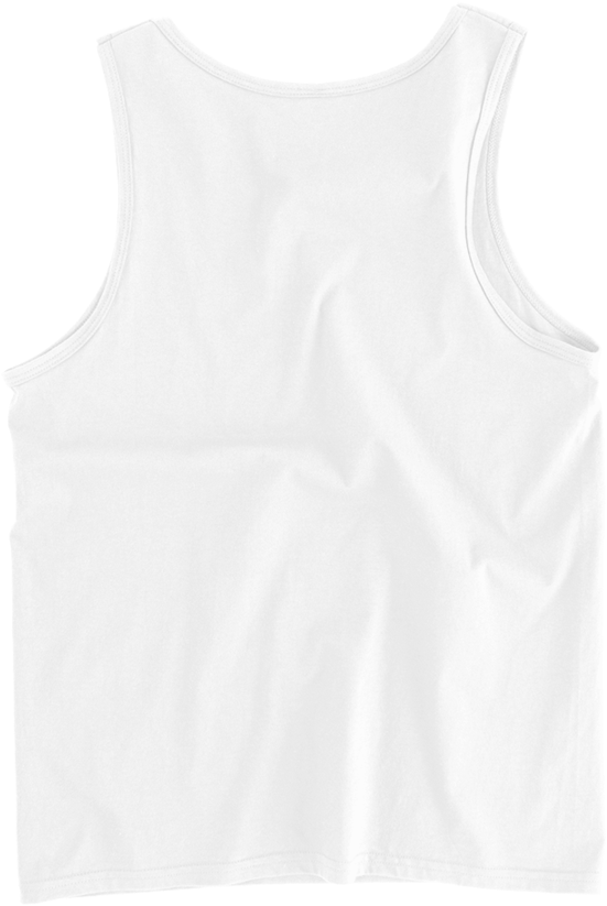 White Tank Top With Crab And Logo Print - Active Tank (900x900), Png Download