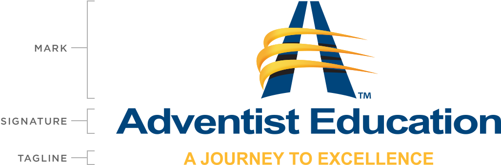 The Adventist Education Logo Is Composed Of The Mark - Seventh Day Adventist Education Logo (1040x400), Png Download
