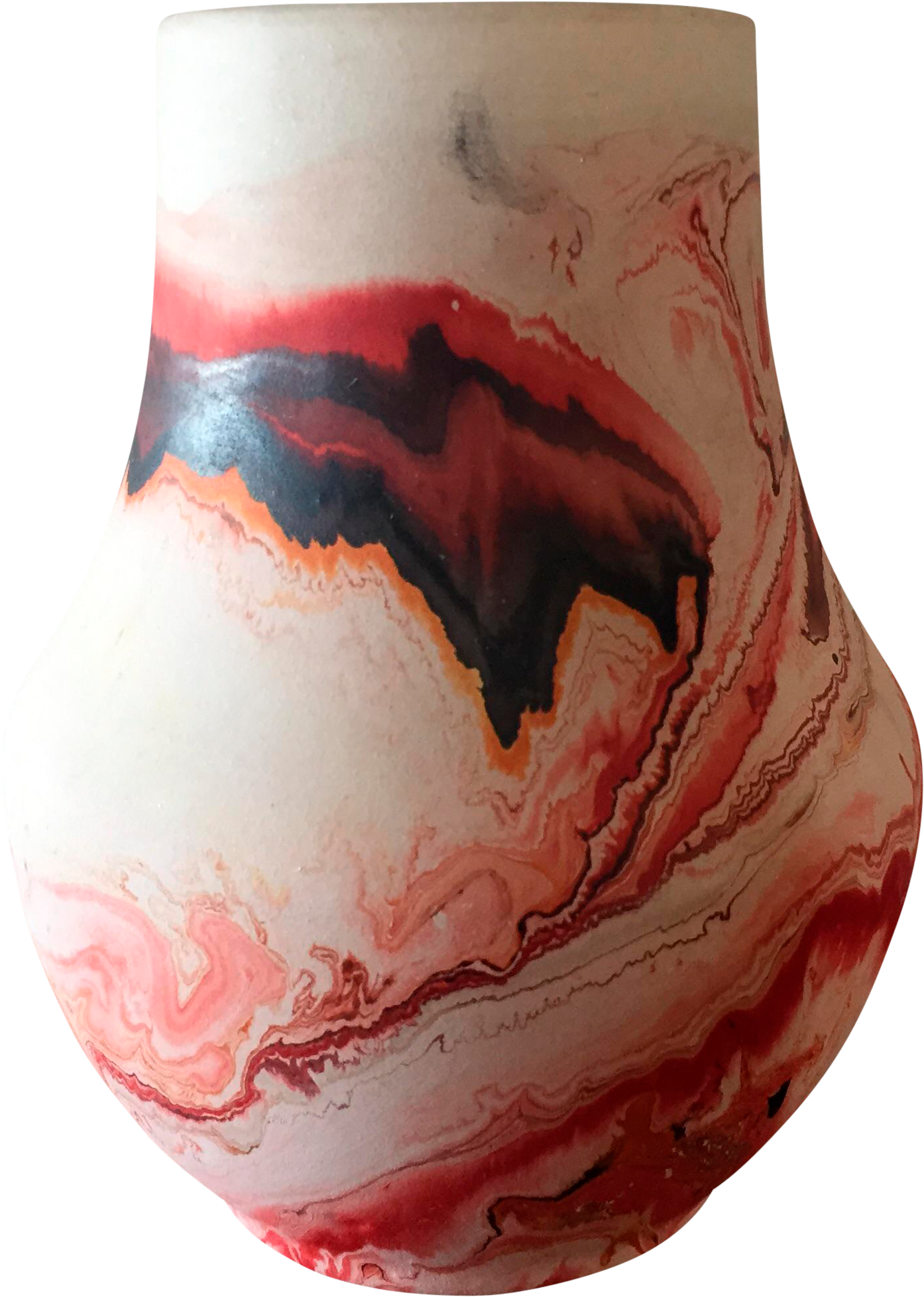 Up For Sale Is This Gorgeous Nemadji Pottery Vase With - Vase (1548x2172), Png Download