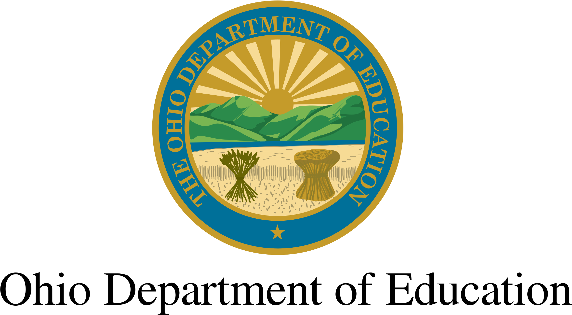 Ohio Departament Of Education Logo Png Transparent - Ohio Department Of Education Logos (2400x2400), Png Download