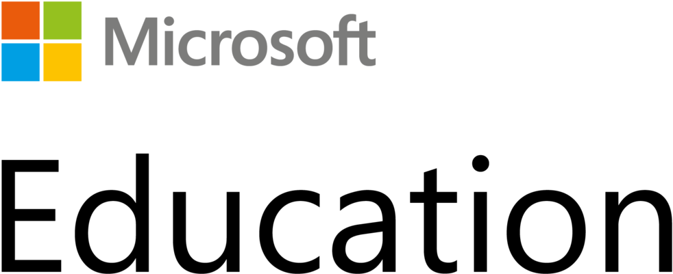 20130103 Microsoft Logo Education Big - Microsoft Windows Professional 10 32-bit/64-bit English (1000x422), Png Download