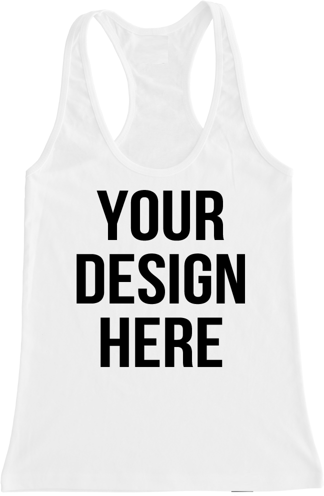 Women's Custom Racerback Tank Top - Free Flower Mock Up (1031x1000), Png Download