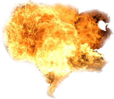 Fire (400x347), Png Download