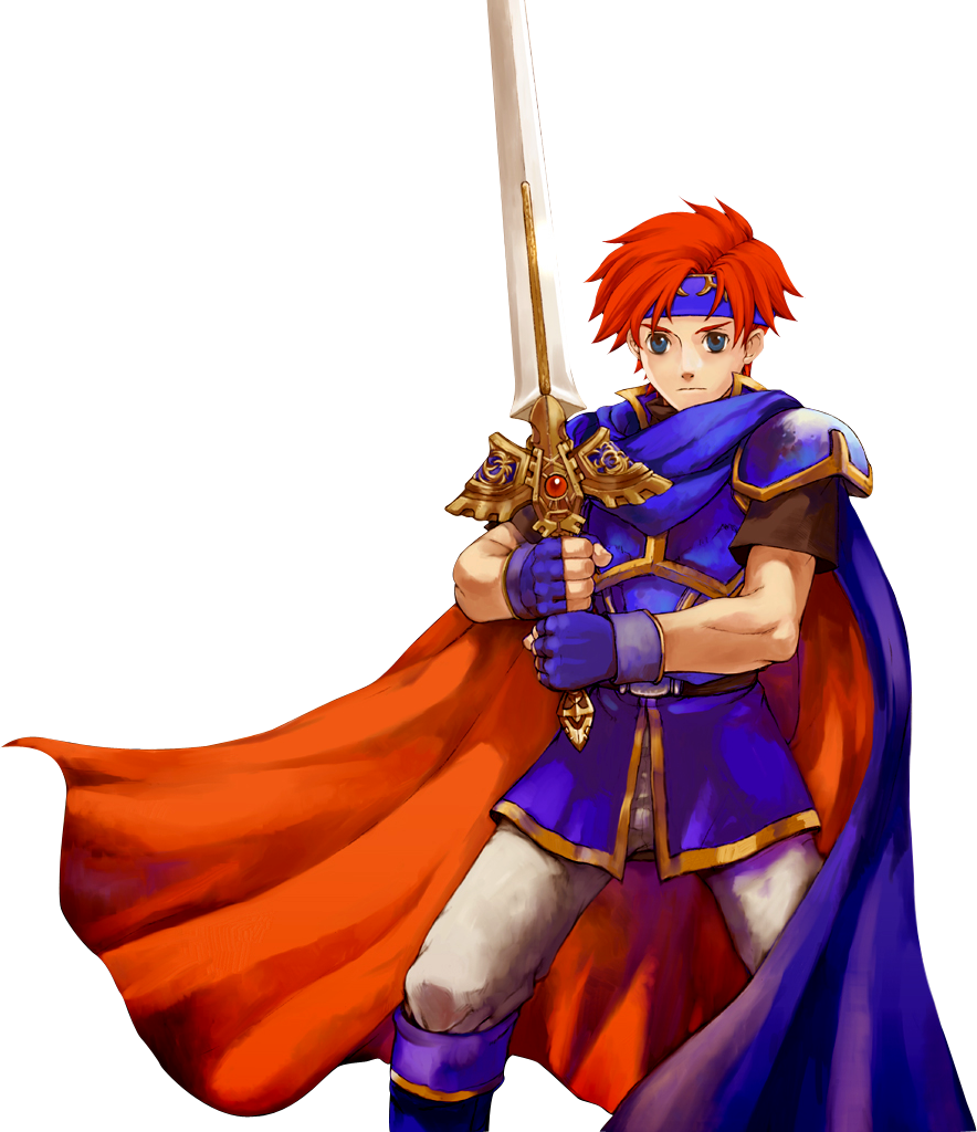 Fire Emblem Roy Binding Blade (884x1024), Png Download