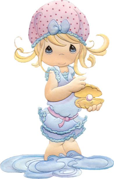 Tubes Precious Moments - Angel Precious Moments Png (392x613), Png Download