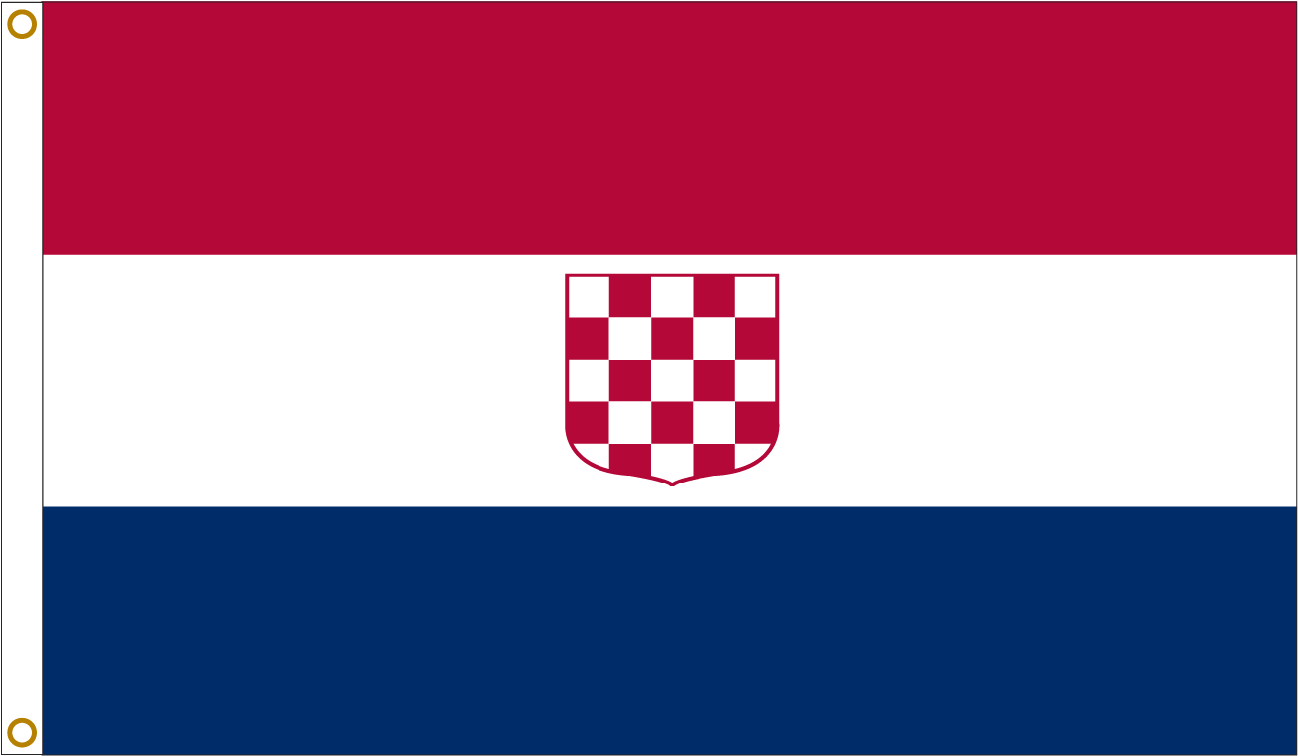 Historic Croatian Flag - Bandera De Croacia Segunda Guerra Mundial (1300x1040), Png Download