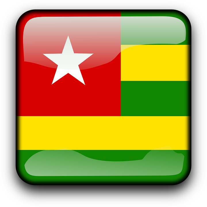 Togo Flag Icon - Chile Flag Icon Png (720x720), Png Download