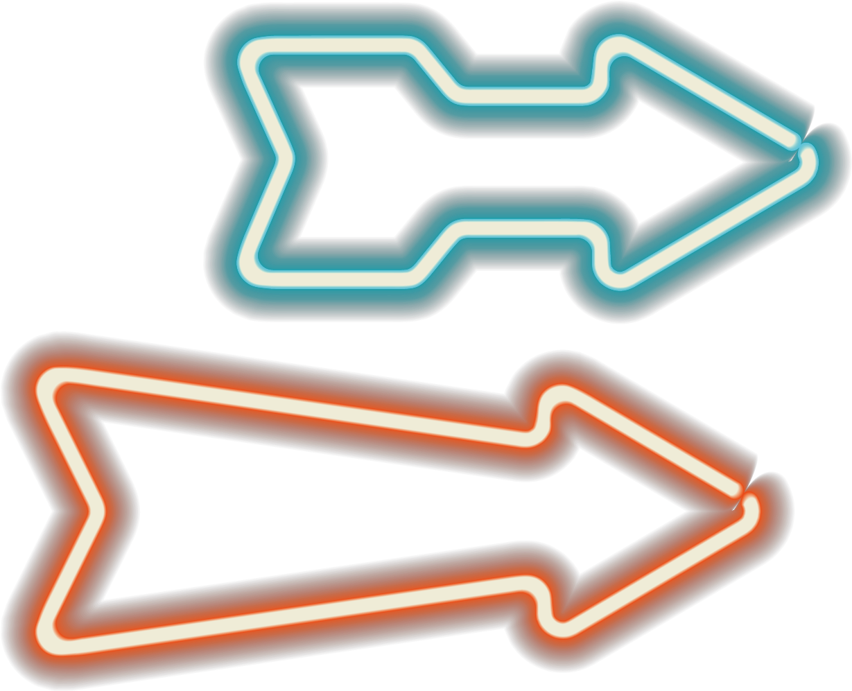 Euclidean Vector Arrow Neon Lighting - Neon Arrow Vector (1500x1500), Png Download