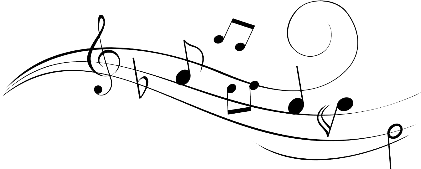 Music Notes Png Hd - Music Notes Drawings Easy (1386x663), Png Download