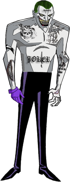 Drawing Movies Joker Banner Library - Joker Animated Png (513x945), Png Download