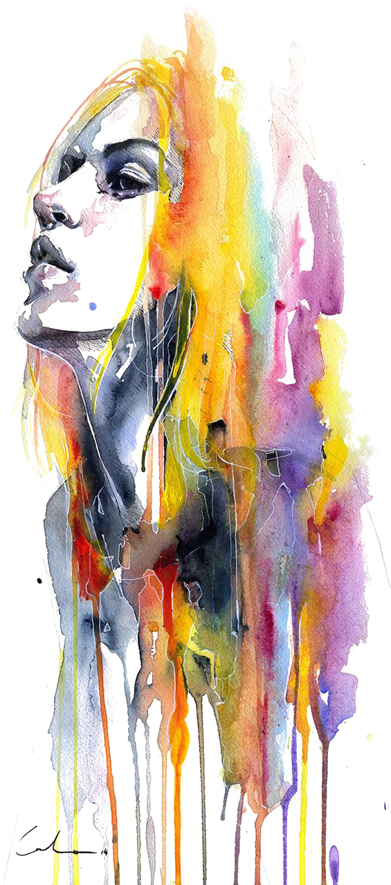 Jpg Royalty Free Library Art Painting Allposters Com - Sunshower Agnes Cecile (564x1404), Png Download