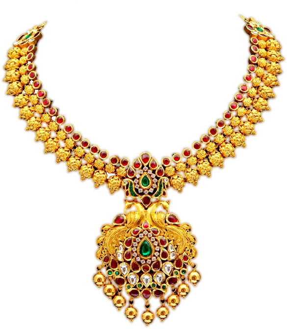 Gold Necklace Png Wedding Image Transparent - Gold Necklace Jewelry Png (613x672), Png Download
