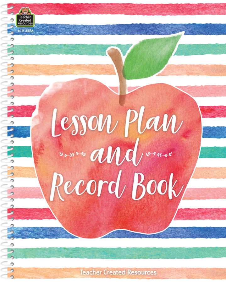 Watercolor Lesson Plan And Record Book - Teacher Watercolor Png (900x900), Png Download