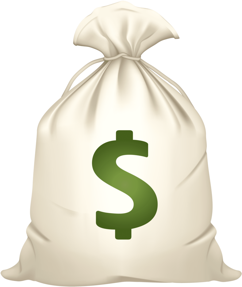 Money Clipart, Free Printable Stickers, Paper Goods, - Bag Of Money Png (422x500), Png Download