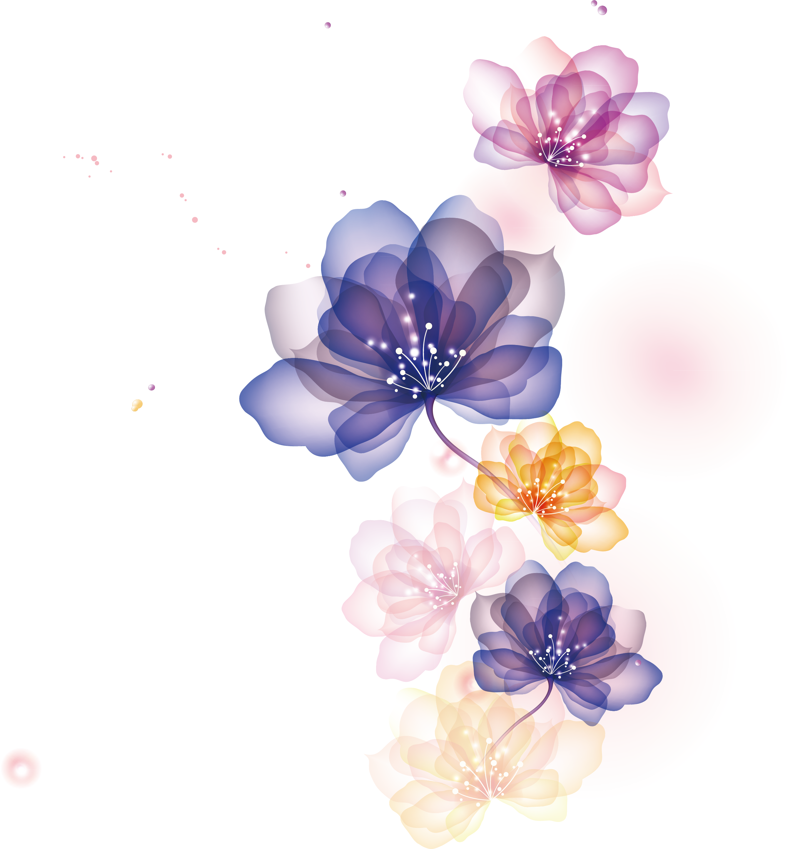 Flowers Illustration Png - Flower Illustrations Png (2680x2889), Png Download