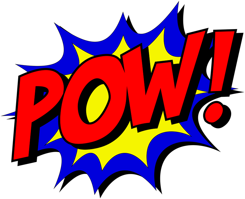 Gear Up For Geekgirlcon - Superhero Pow (960x720), Png Download
