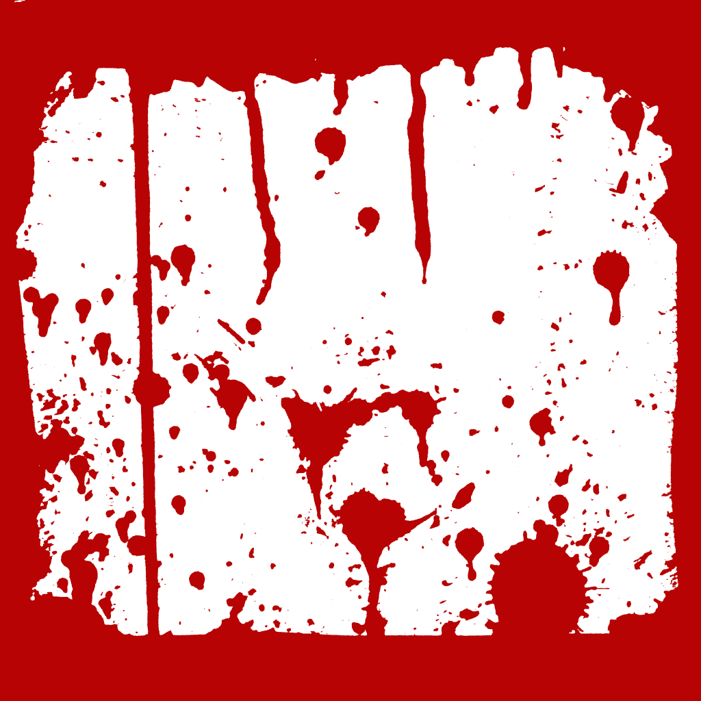 Png File Size - Blood Splatter Frame Png (1024x1024), Png Download