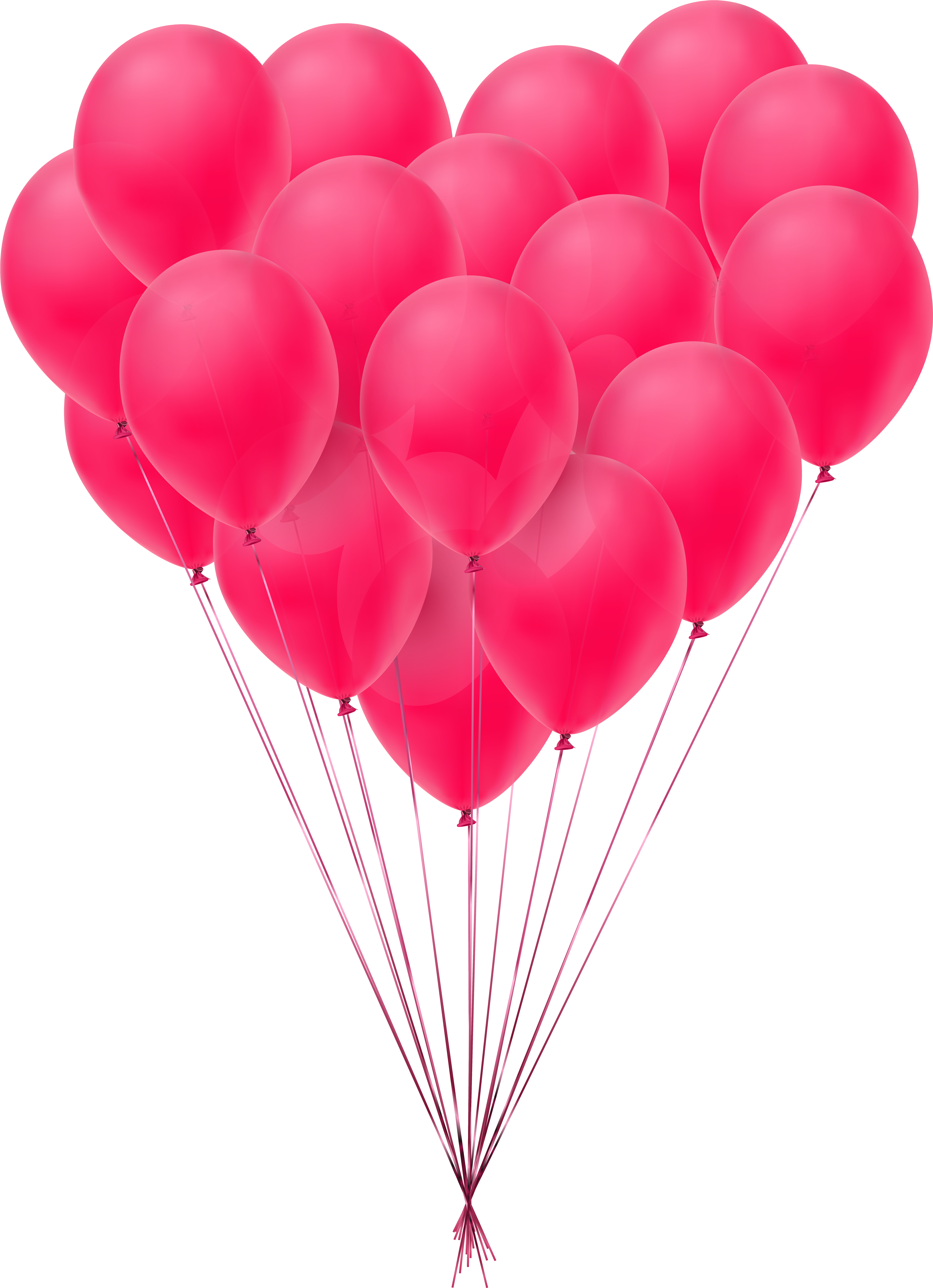 Valentine's Day Balloons Transparent Png Clip Art Image - Happy Valentine Png (5793x8000), Png Download