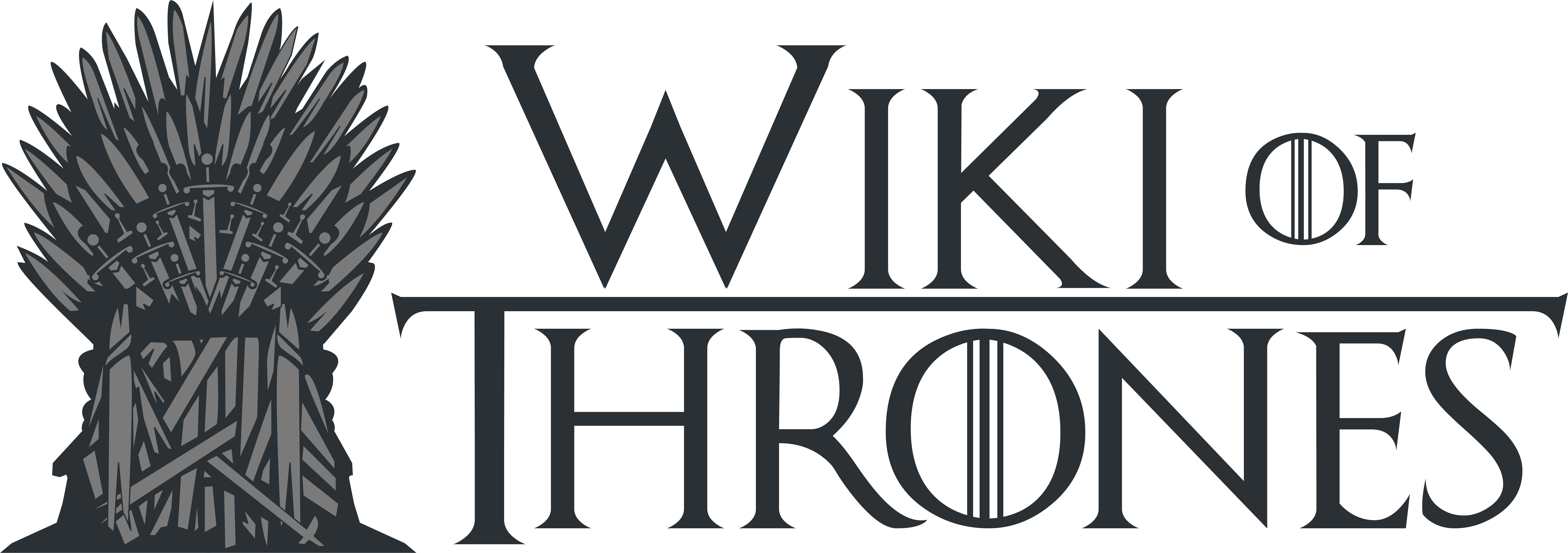 Game Of Thrones, Viral Video, Wedding Planner - Game Of Throne Throne Logo (8058x2908), Png Download
