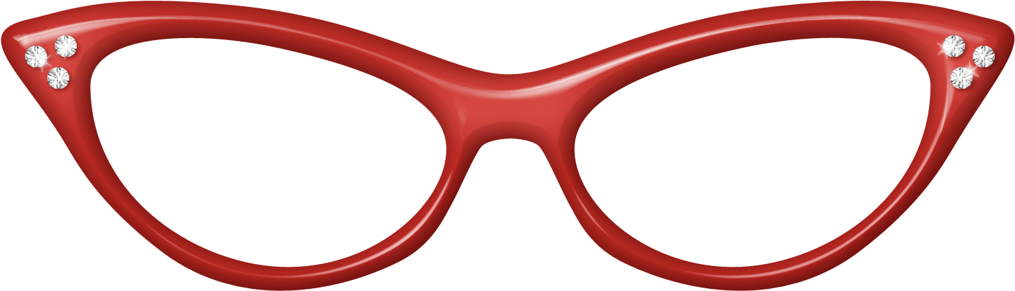 Red Glasses Png Clipart Picture - Eyeglasses Pink Clipart Png (1509x468), Png Download
