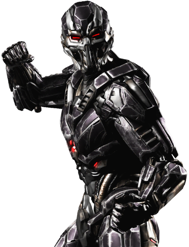 Smoke - Triborg Mortal Kombat X (894x894), Png Download