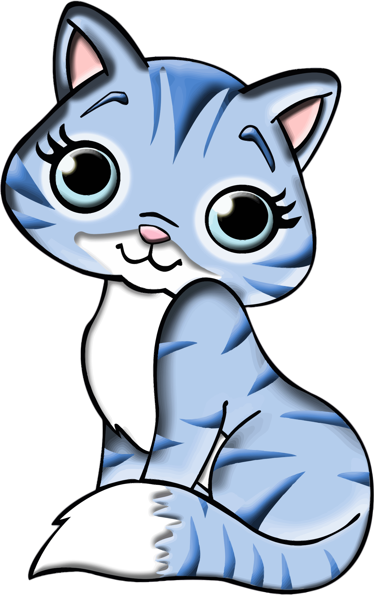 Clipart - Cat Clipart (1435x2282), Png Download