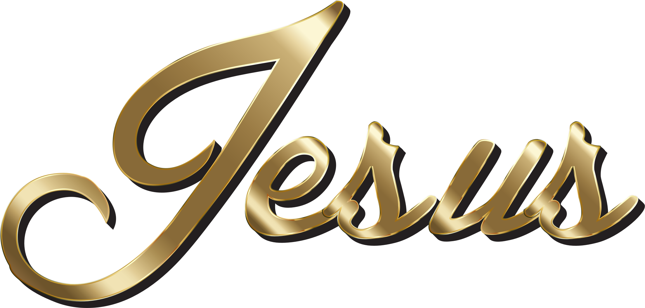 This Free Icons Png Design Of Jesus Polished Copper (2208x1055), Png Download