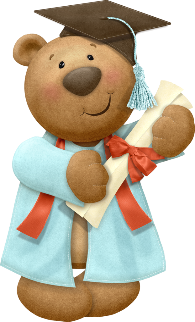 Teddy Clip Art T Bears Pinterest - Graduation Bear Clipart (622x1024), Png Download