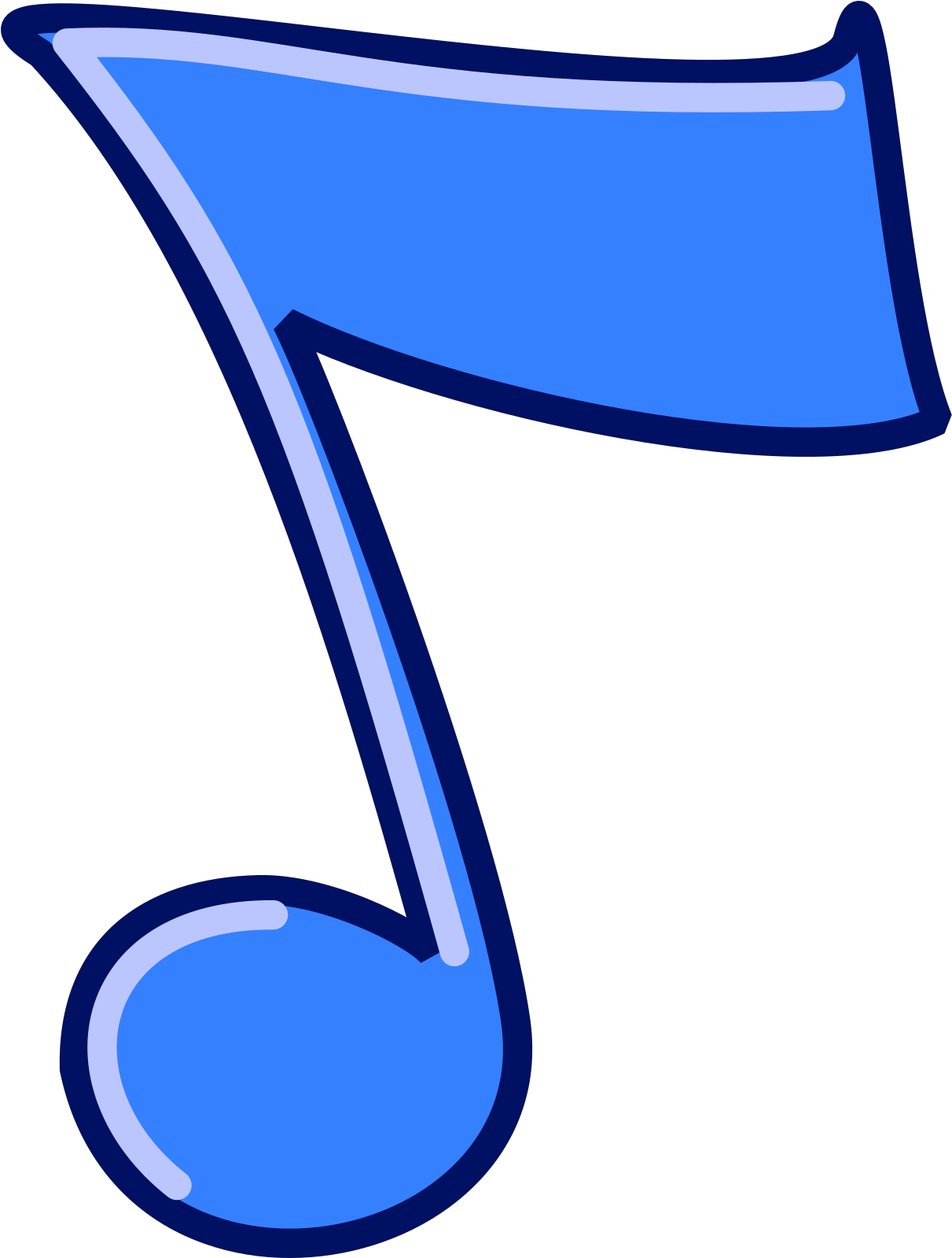 Free Musical Note Clip Art - Music Notes Clip Art (606x800), Png Download