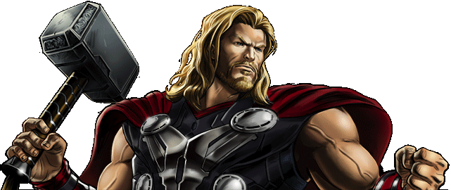 Thor - Thor Marvel Avengers Alliance (641x270), Png Download
