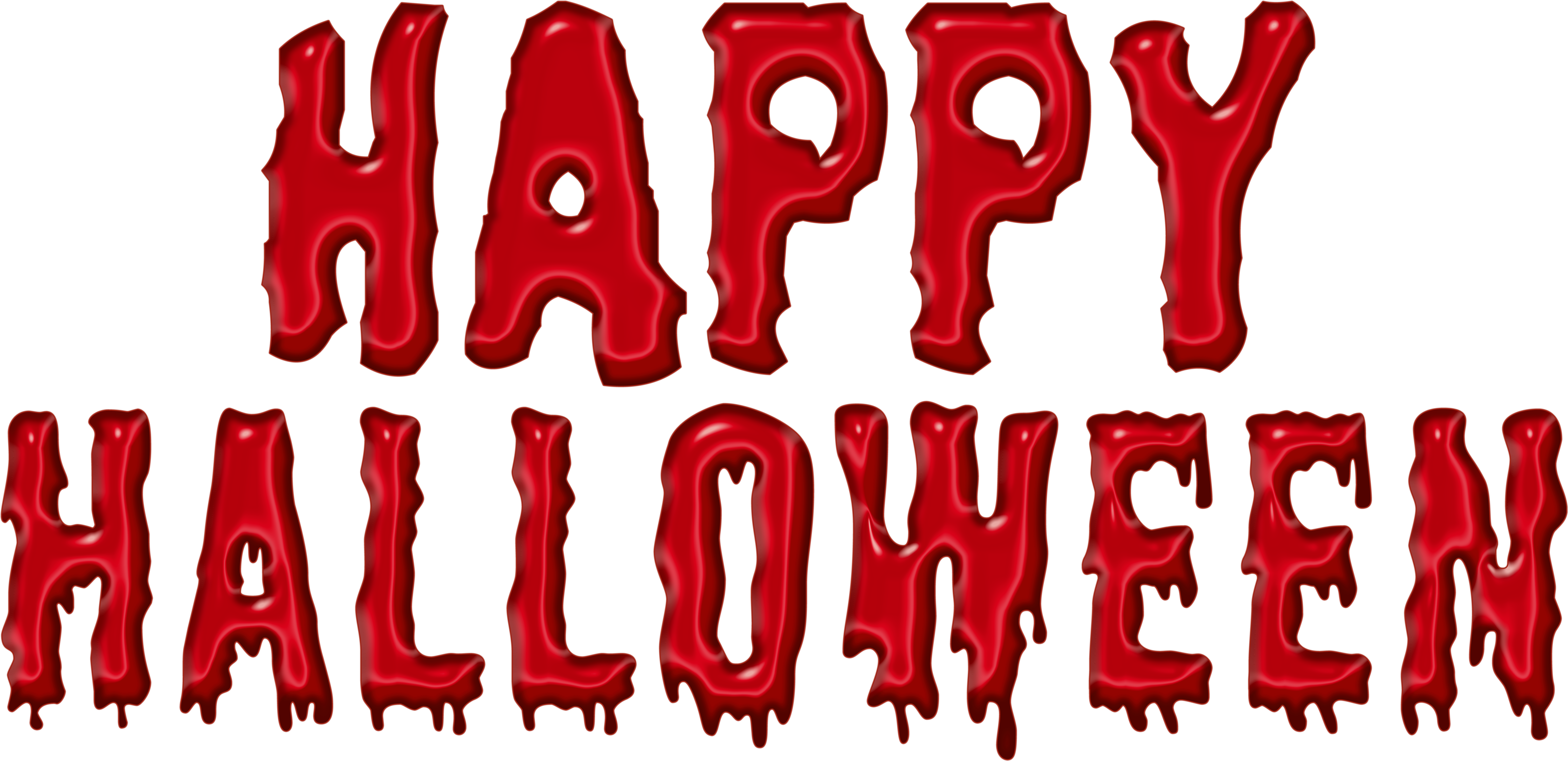 Happy Halloween Png (6303x3110), Png Download