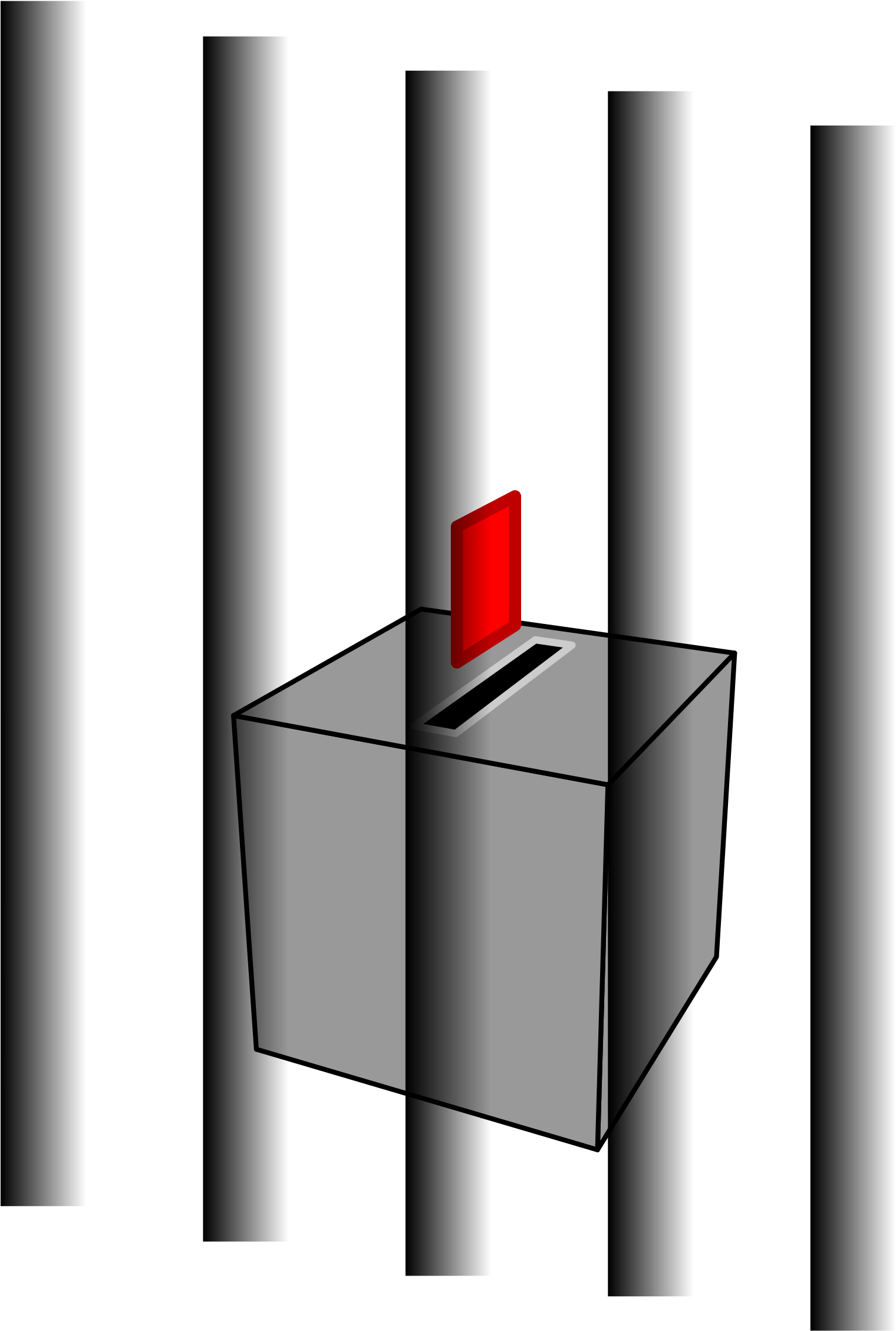 This Free Icons Png Design Of Ballot Box Behind Bars (1519x2400), Png Download