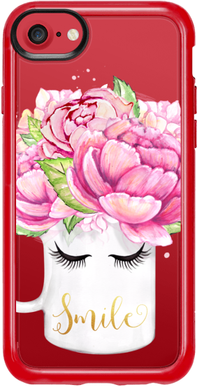 Casetify Iphone 7 Classic Grip Case - Coffee (282x560), Png Download