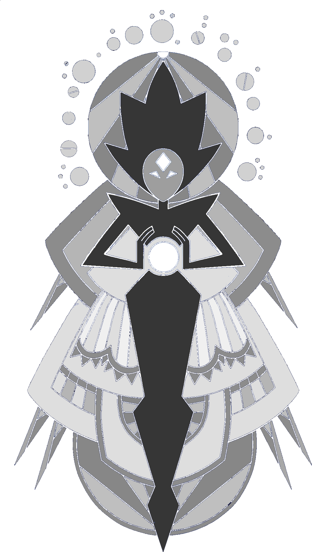 Colored White Diamond - White Diamond Steven Universe Gif (1116x1916), Png Download