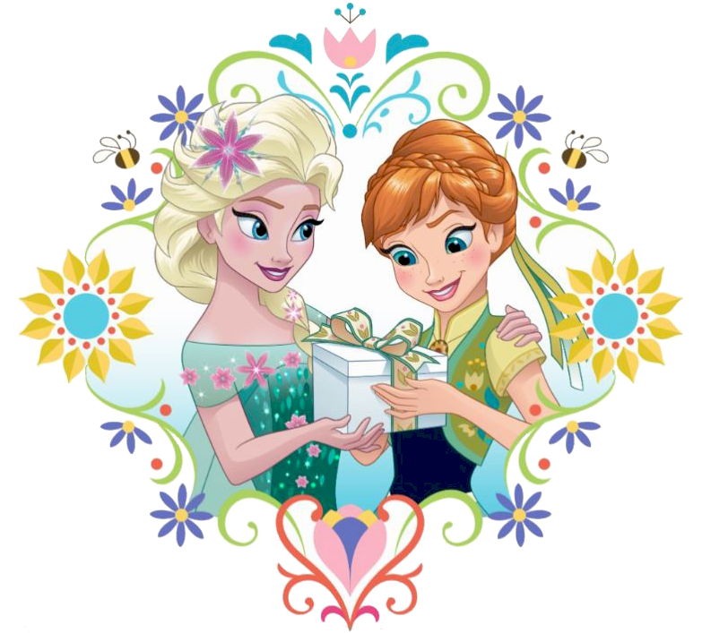 Clipart Of Frozen - Frozen Fever Anna And Elsa Png (782x716), Png Download