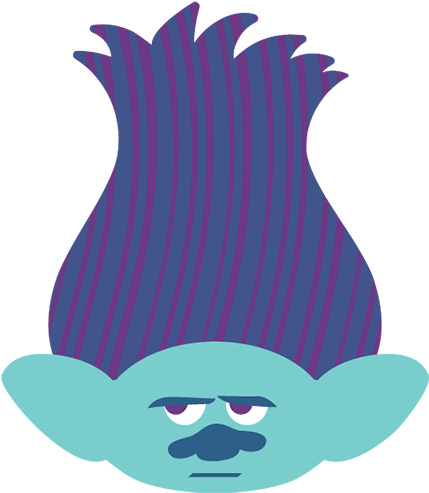 Guy Diamond Dreamworks Animation Dj Suki Trolls - Trolls Emojis (600x600), Png Download