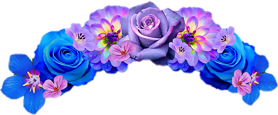 Snapchat Flower Crown Transparent Background - Flower Crown Snapchat Filter Pngs (488x449), Png Download