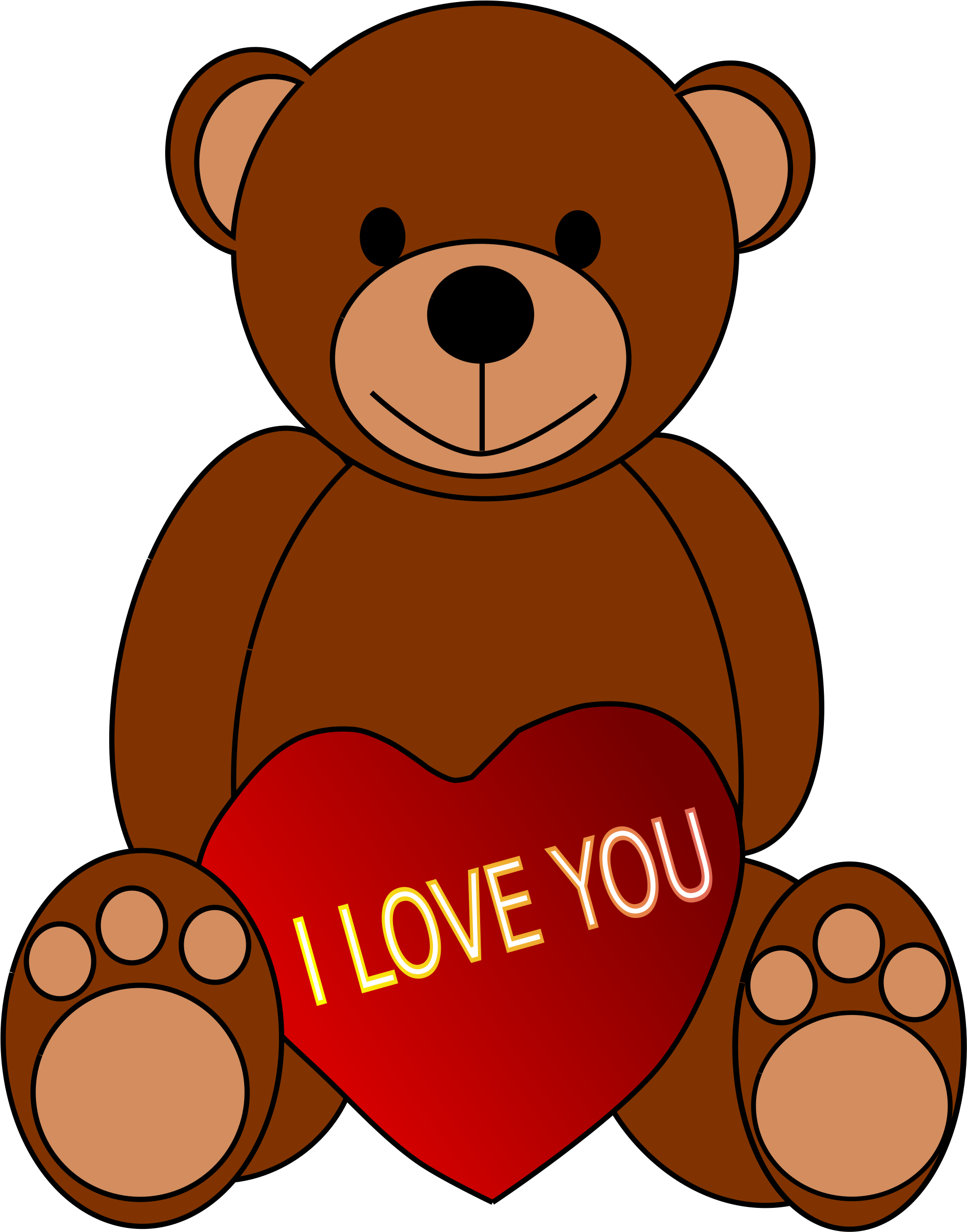 This Free Icons Png Design Of Valentine's Day Teddy (1914x2400), Png Download