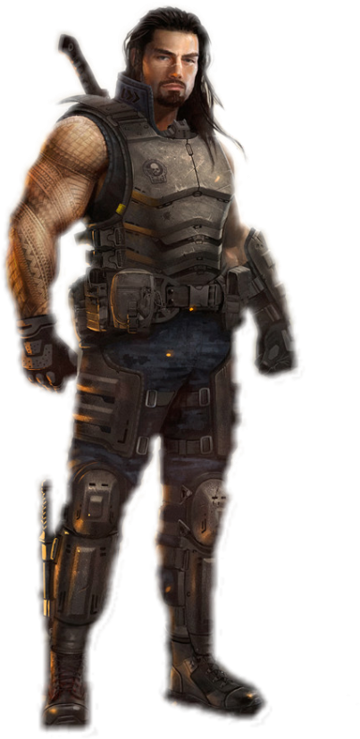 Roman Reigns Png Render By - Mr. Video (640x850), Png Download