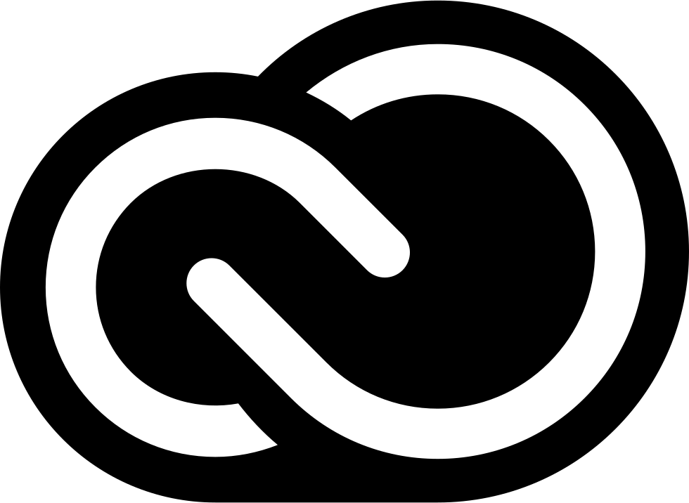 Creative Cloud Png Icon Logo Black - Adobe Creative Suite Logo (980x716), Png Download